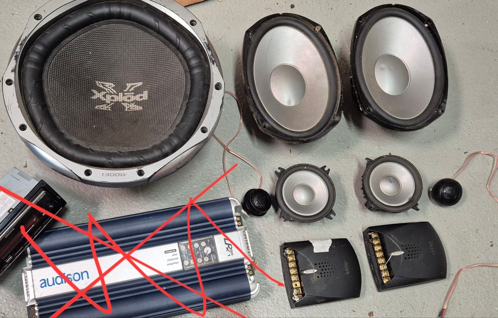 Car audio Speaker set, Auto diversen, Autospeakers, Ophalen of Verzenden, Gebruikt