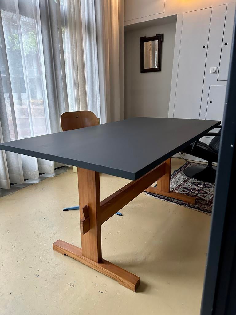 Vintage Shaker stijl eettafel, werktafel, bureautafel, Ophalen, Gebruikt, -, -