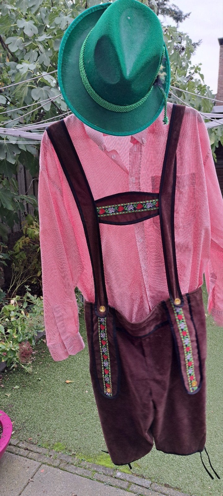 oktober fest heren outfit xl, Maat 56/58 (XL), Ophalen of Verzenden, Kleding, Overige thema's