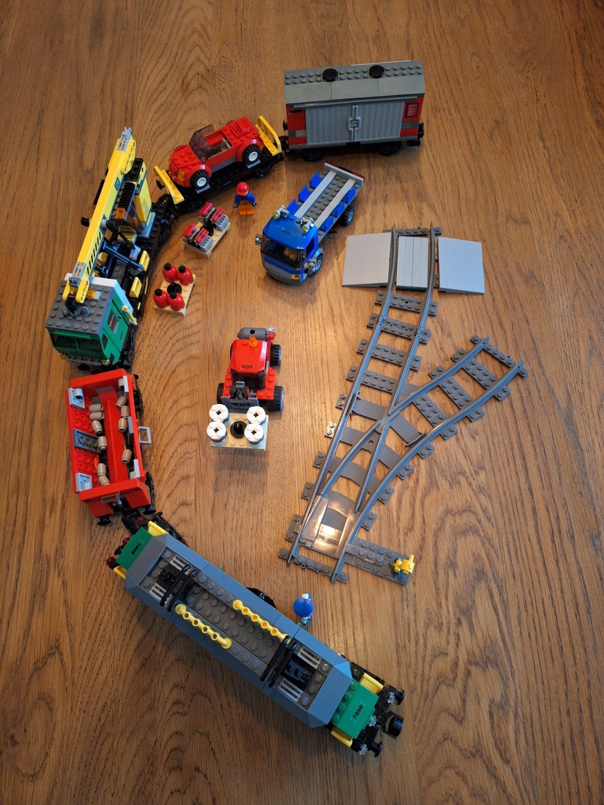 Lego 7897 Luxe Goederentrein uit 2006, Lego, Inclusief instructies, Ophalen of Verzenden, Complete set