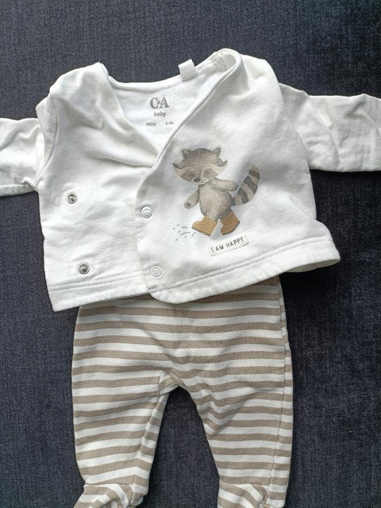 Baby kleding setje maat 50 unisex, Kinderen en Baby's, Babykleding | Maat 50, C&A, Jongetje of Meisje, Ophalen of Verzenden, Zo goed als nieuw
