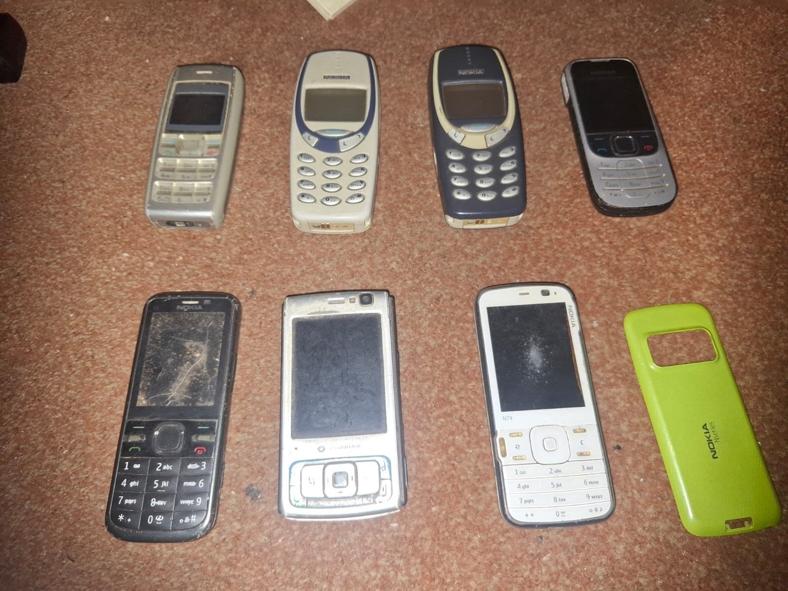 diverse oude telefoons, Ophalen, Overige kleuren