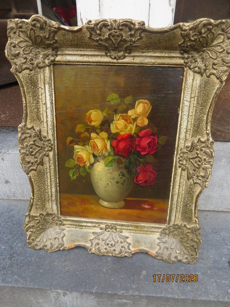 Pr. Rozenschild i/e Vaas, Mar.K.K Verburg, 1833,Oude lijst, Ophalen