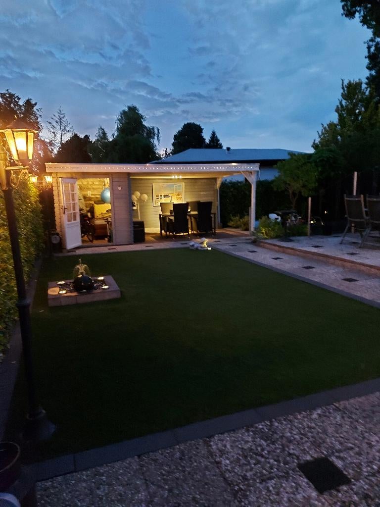 Chalet 60 m2  Eigen grond 286 m2. Vraagprijs 129.000,00 K.K., 2 slaapkamers, Wasmachine, Recreatiepark, Gelderland en Veluwe