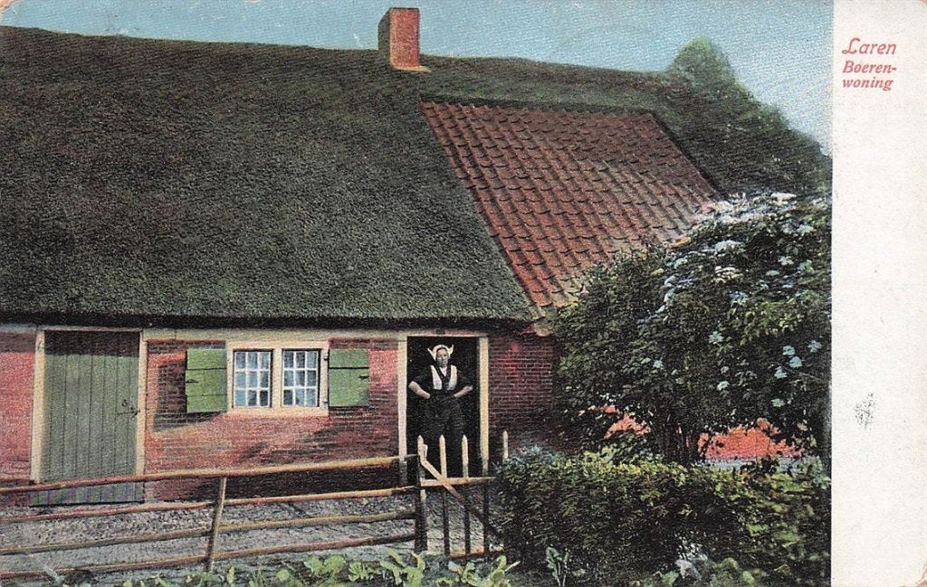 702-172-017 Laren Boerenwoning, Verzenden, Voor 1920, Noord-Holland