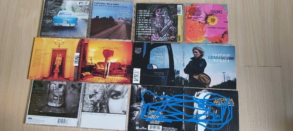 Lucinda Williams 5 Cd's 34 Eu Car,Ess,world,West,Little, Cd's en Dvd's, Ophalen of Verzenden, 2000 - 2009, Zo goed als nieuw