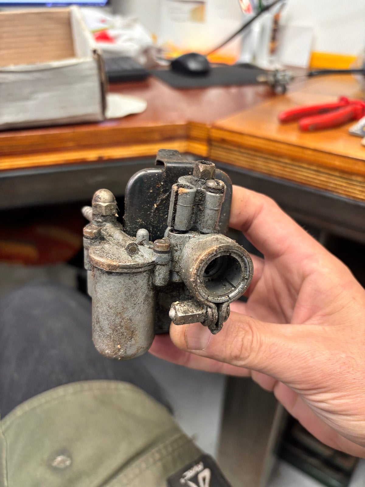 Carburateur en krukas voor Gurtner brevete, Ophalen of Verzenden, Gebruikt, Carburateur, Overige merken