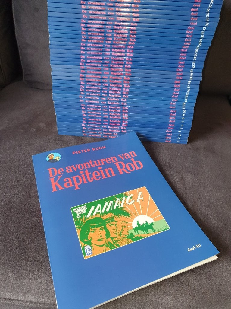 De Avonturen van Kapitein Rob deel 1 tm 40, Complete serie of reeks, Ophalen, Zo goed als nieuw, Pieter Kuhn