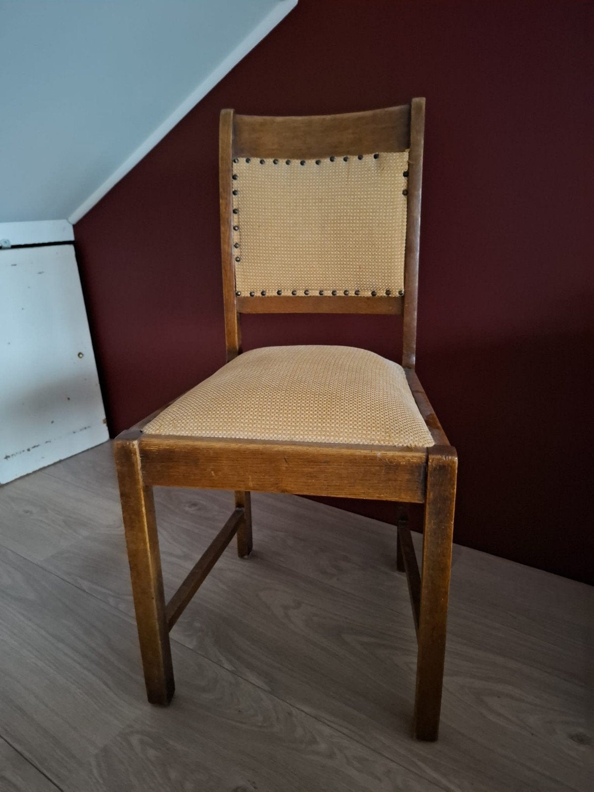 vintage, brocante houten stoel., Ophalen
