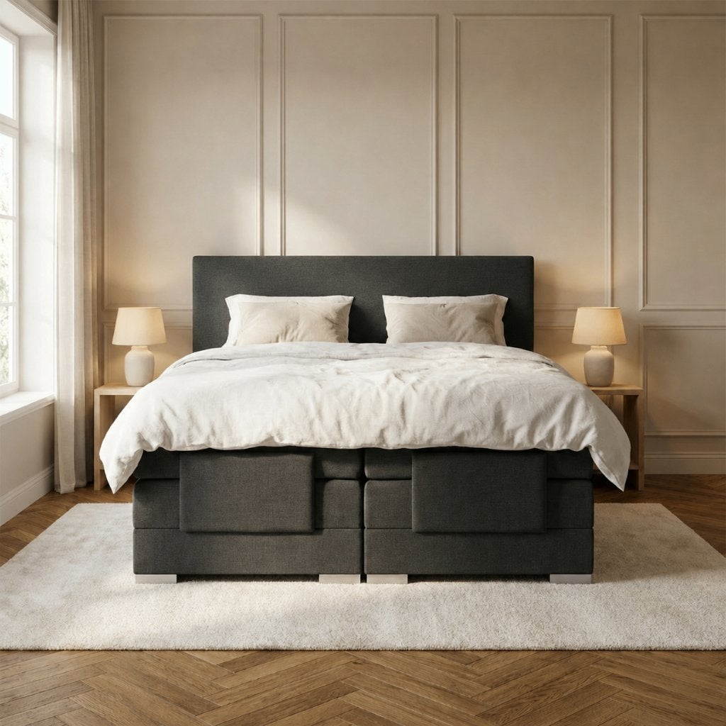 Elektrische Boxspring Julia - 90x200 cm | Dekbed Discounter, Huis en Inrichting, Slaapkamer | Boxsprings, 90 cm, Eenpersoons, Verzenden