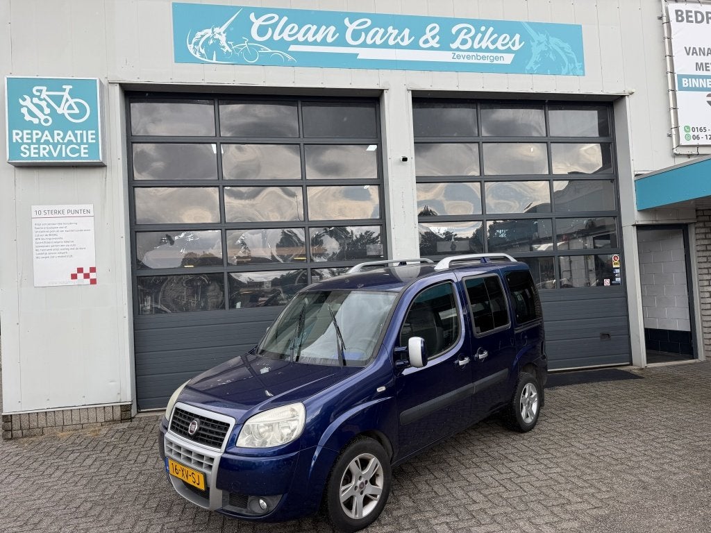 Fiat Doblò 1.4 Malibu (bj 2007), Auto's, Fiat, Gebruikt, Doblo, 4 cilinders, Blauw
