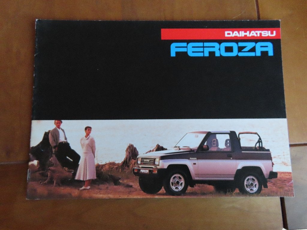Folder Daihatsu Feroza, Ophalen of Verzenden, Zo goed als nieuw, Overige merken, Daihatsu