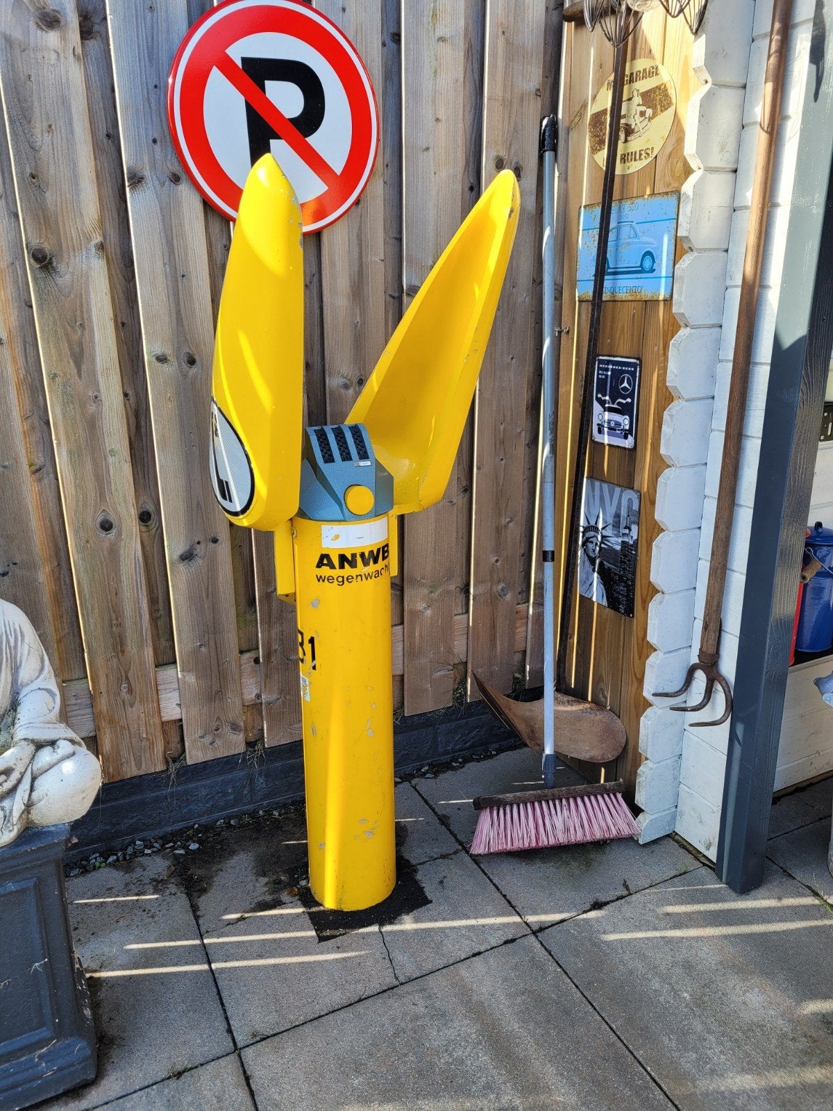 Originele ANWB Praatpaal - Uniek Verzamelobject, Verzamelen, Ophalen, Gebruikt