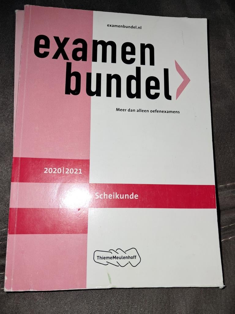Examenbundel VWO Scheikunde 2020/2021, Ophalen of Verzenden, VWO, Scheikunde