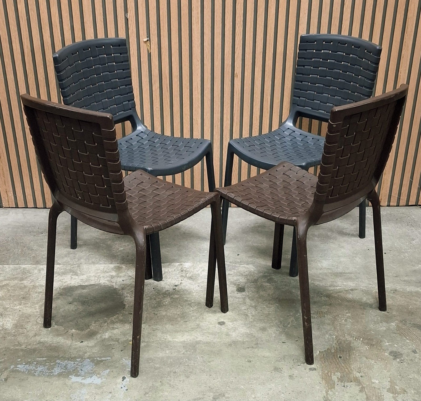 31 x Pedrali stoelen terras horeca kantine terrasstoelen, Huis en Inrichting, Kunststof, Ophalen of Verzenden, Zo goed als nieuw