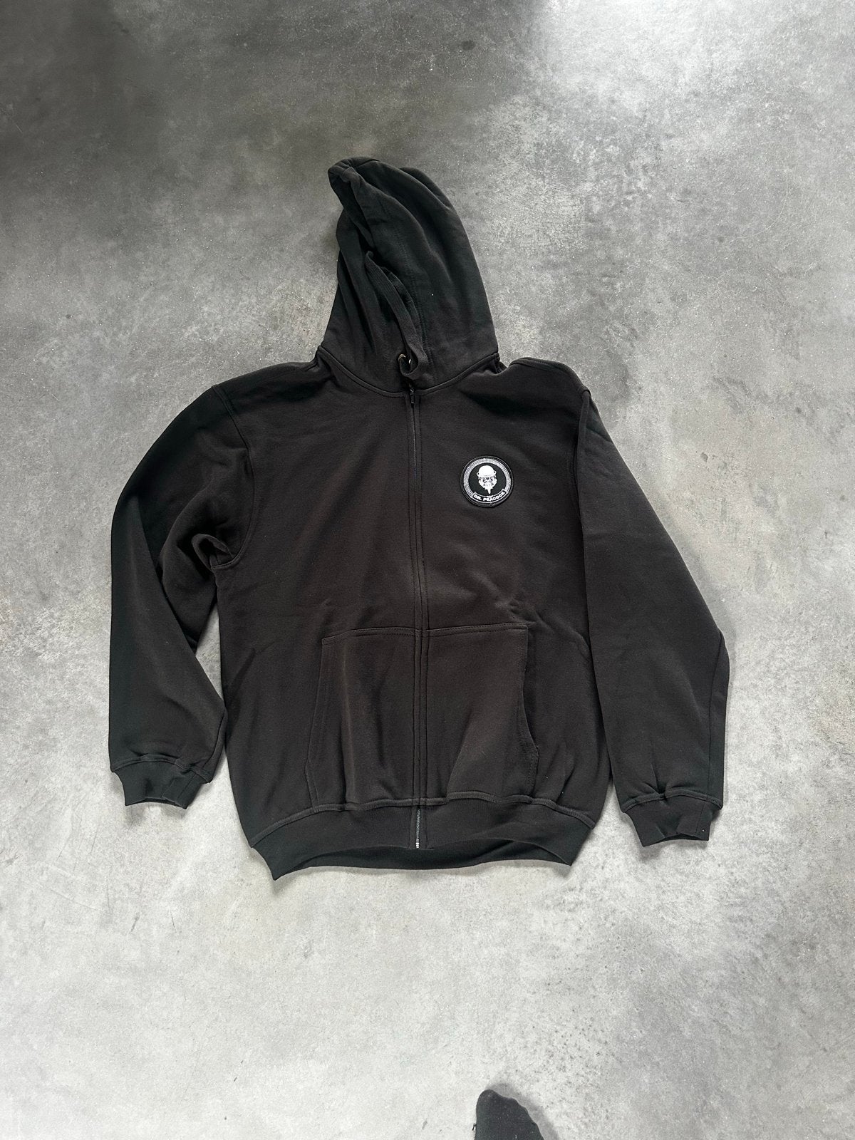 Dr. Peacock Hoodie Zwart XXL Frenchcore Worldwide Hardcore, Verzenden, Zo goed als nieuw, Overige maten, Zwart