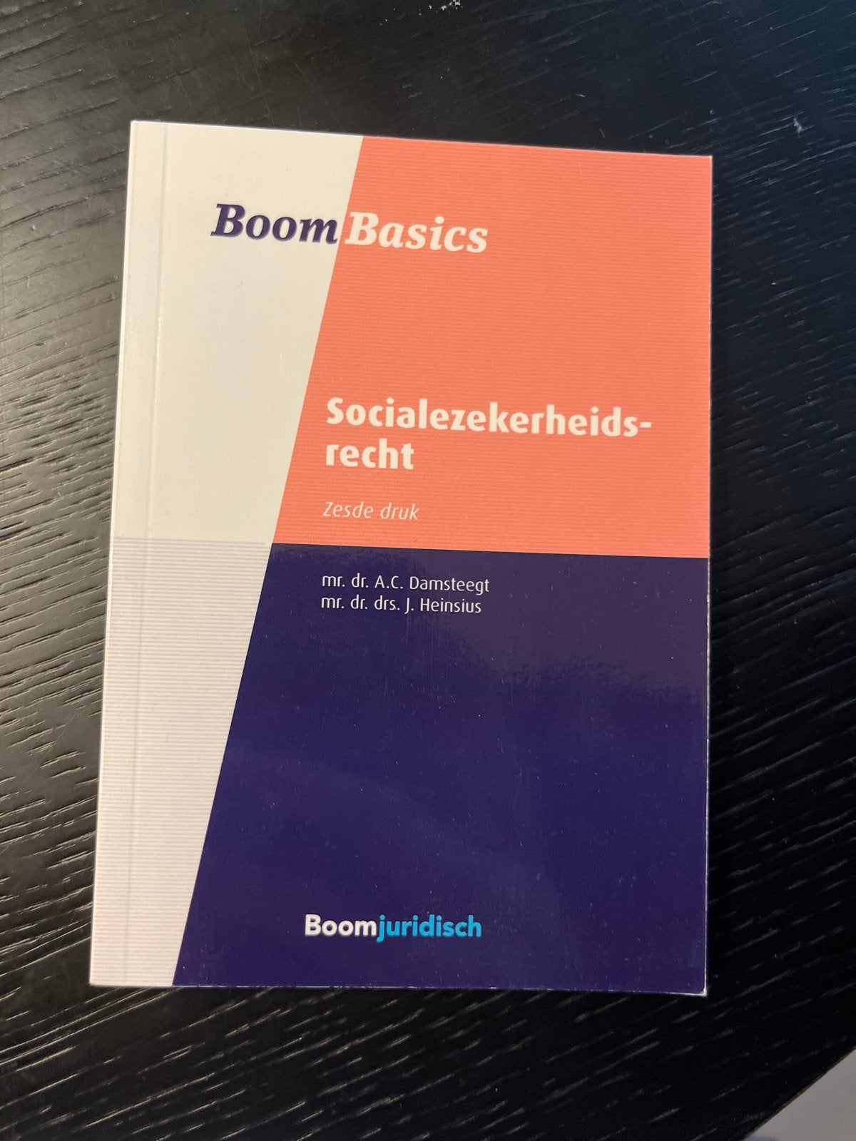 Boom Basics Socialezekerheidsrecht - Zesde druk, Ophalen of Verzenden, Gamma, Gelezen, HBO