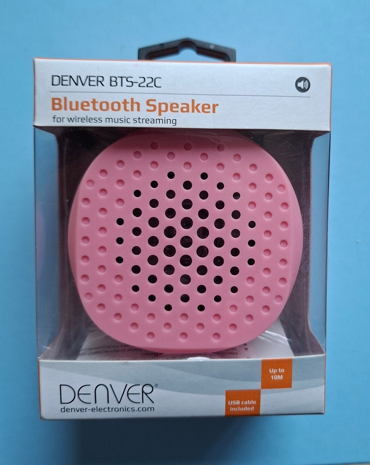 Denver BTS-22C Bluetooth Speaker - Roze, Overige merken, Bluetooth, Nieuw, Ophalen of Verzenden