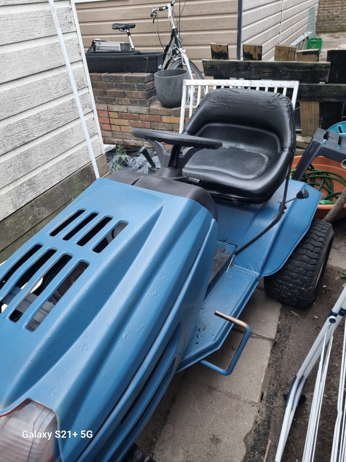 mini trekker/tractor, Ophalen