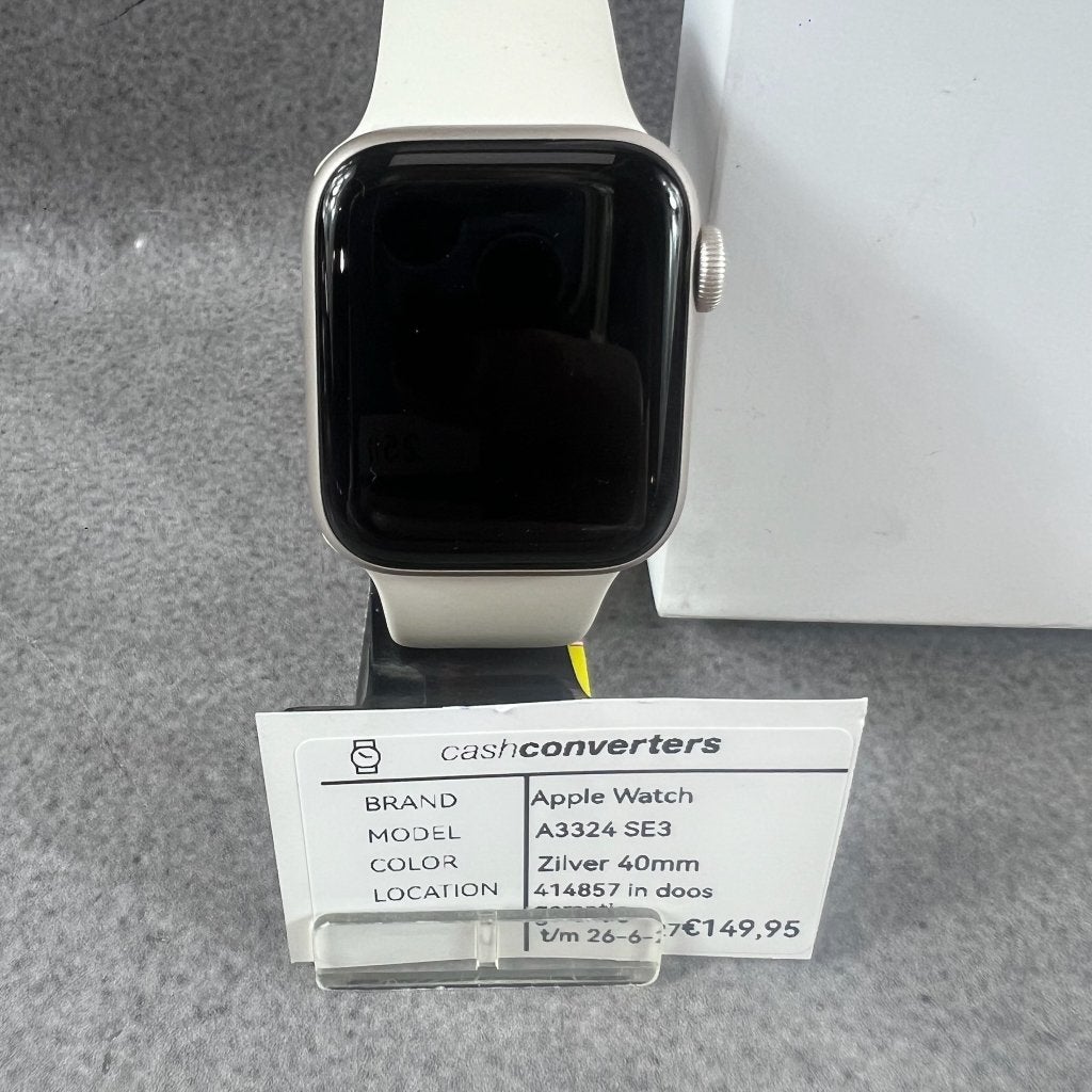 Apple Watch Series SE 3 | 40mm | ZGAN in doos | 414857, Sport en Fitness, Hartslagmeters, Ophalen of Verzenden, Zo goed als nieuw