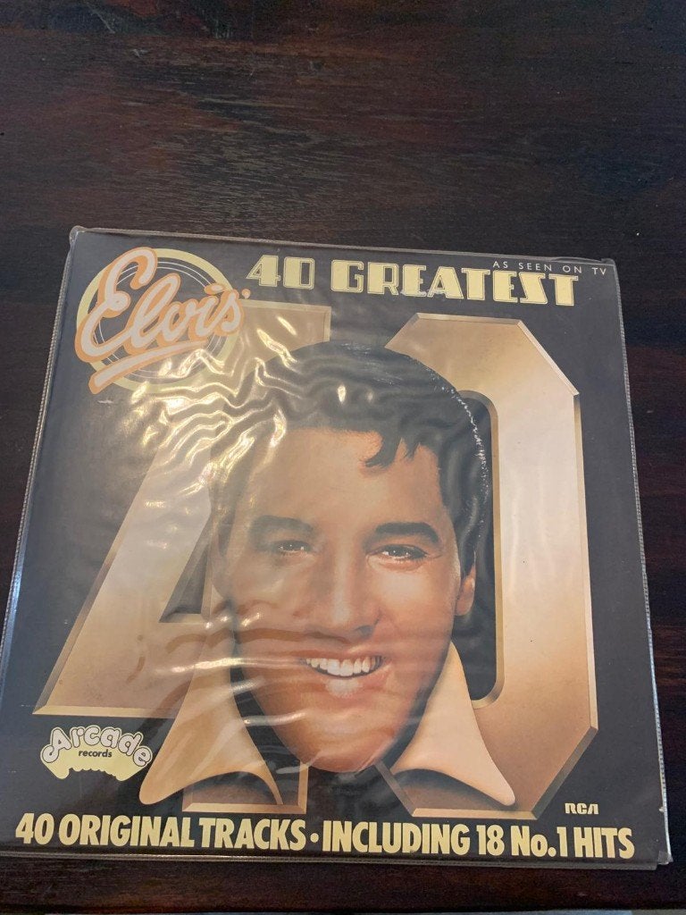 Elvis Presley - 40 Greatest (UK 1975 persing, mint/mint), Pop, Ophalen of Verzenden, Zo goed als nieuw, 12 inch