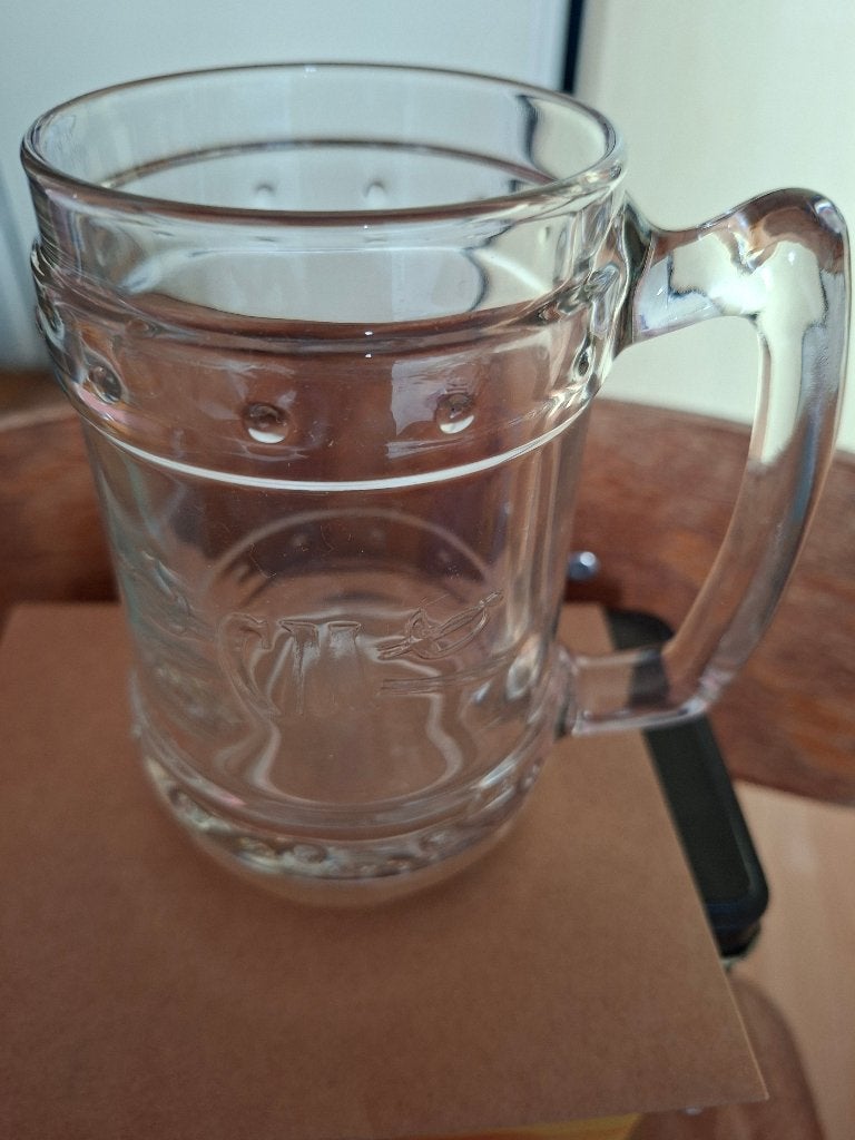 glazen bierpul, Ophalen of Verzenden, Glas, Overige stijlen, Glas of Glazen