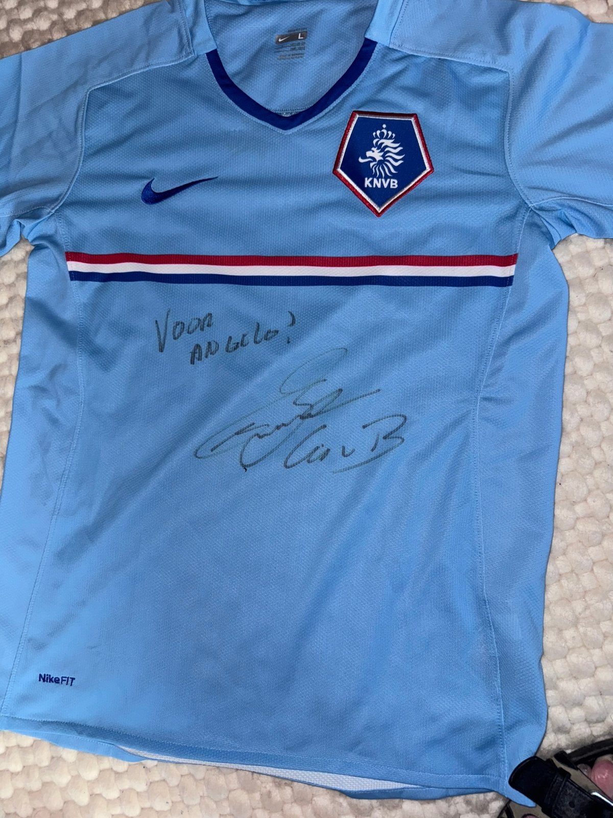 Knvb origineel shirt, Kleding | Heren, Ophalen of Verzenden, Zo goed als nieuw, Voetbal