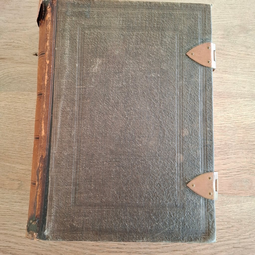 BIJBEL de gansche heilige schrift 1905 koperen sloten, Antiek en Kunst, Antiek | Boeken en Bijbels, Ophalen of Verzenden