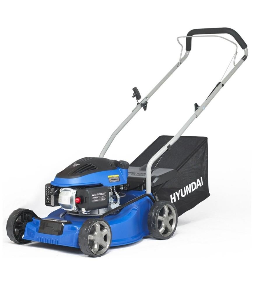 Hyundai grasmaaier, gazonmaaier benzine, NIEUW, Cirkelmaaier, Nieuw, Ophalen of Verzenden, 40 t/m 49 cm