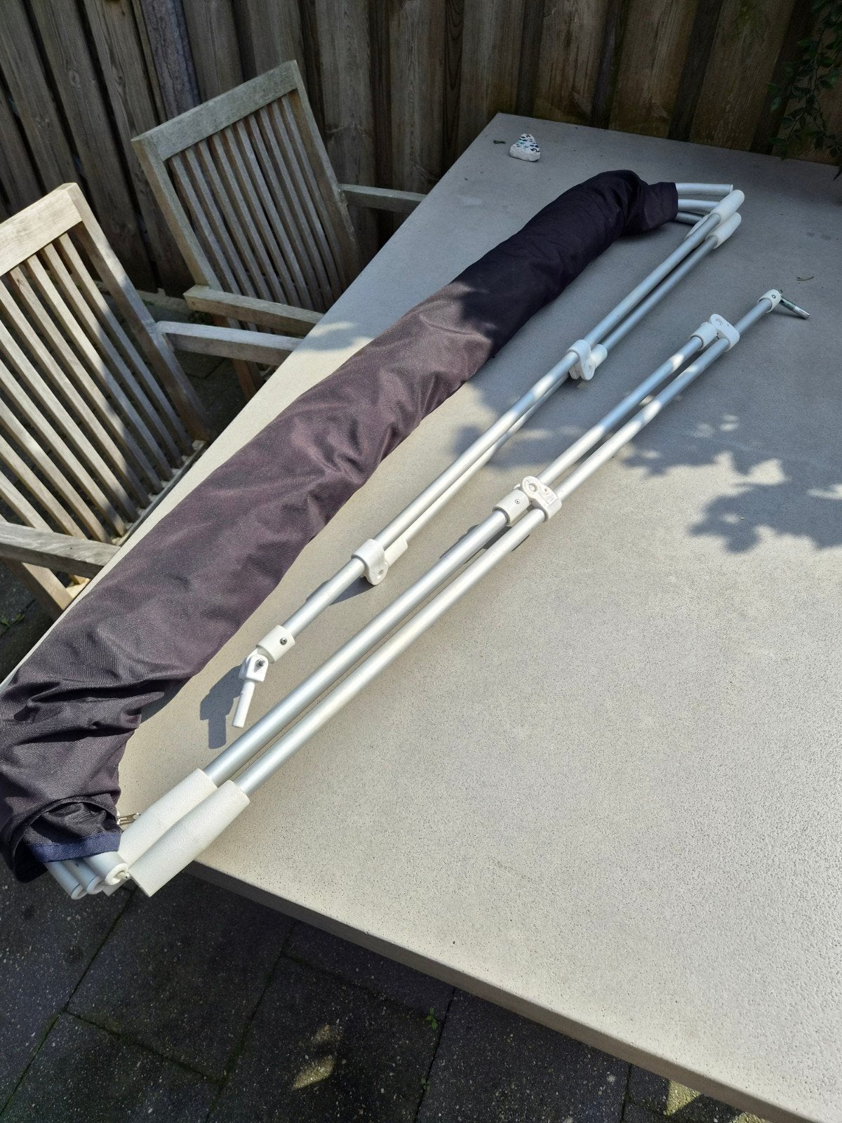 inklapbare Biminitop 150 cm breed, 140cm hoog, Watersport en Boten, Ophalen, Gebruikt, Overige typen