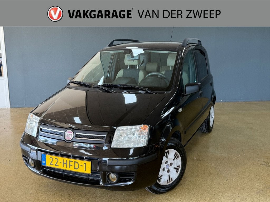 Fiat Panda 1.2 Emotion | Airco (bj 2008), Auto's, Fiat, Voorwielaandrijving, Gebruikt, 1242 cc, Zwart