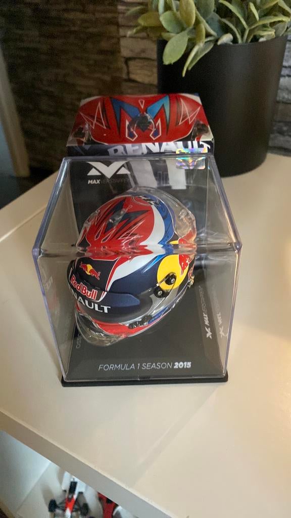 Max verstappen seizoenshelm 2015 | 1:4, Ophalen of Verzenden, Zo goed als nieuw, Auto