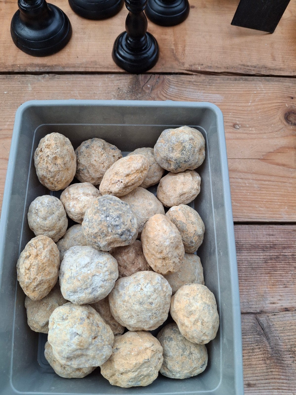 Geodes om zelf te kraken 25stuks, Ophalen of Verzenden, Mineraal