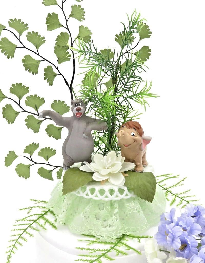 Disney bruidstaart topper “Baloo met Junior Olifant”, Ophalen of Verzenden, Nieuw, Versiering, Geboorte of Huwelijk