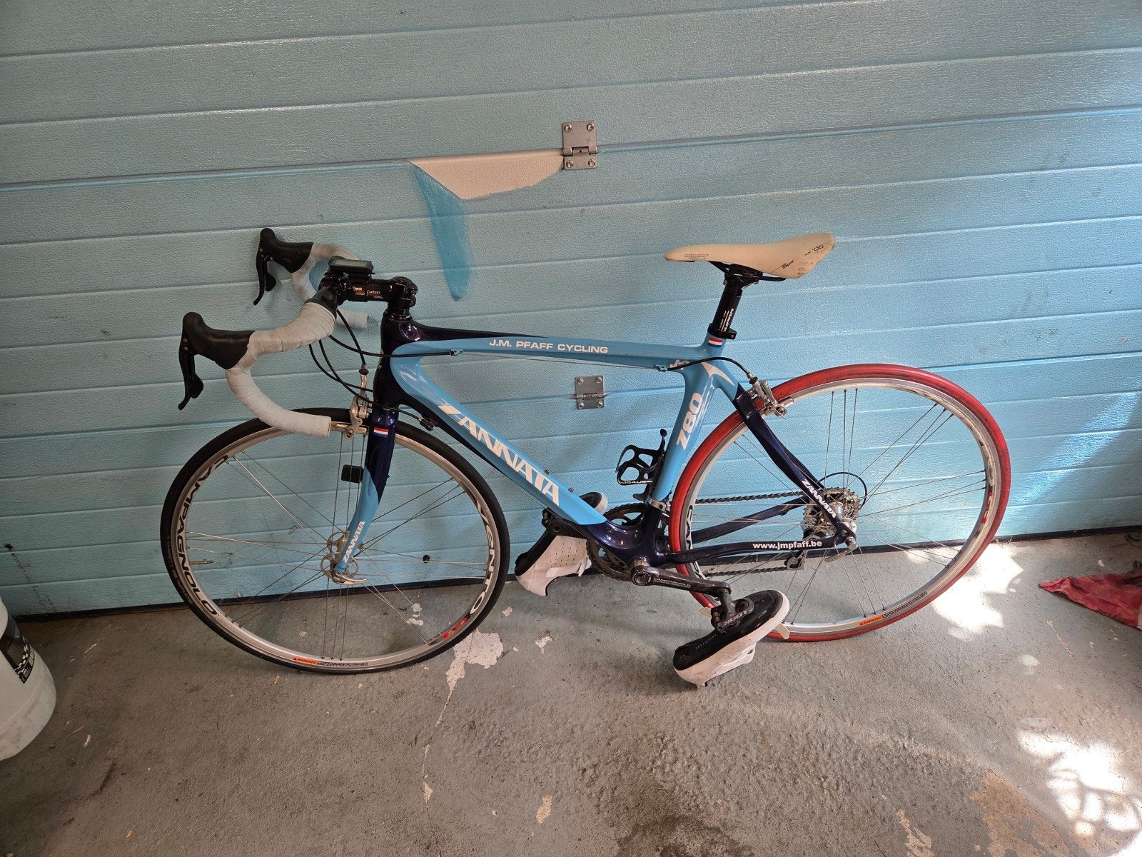 Zannata Z80 Racefiets Full Carbon met Tacx Vortex Smart, 28 inch, Carbon, Zo goed als nieuw, 15 tot 20 versnellingen