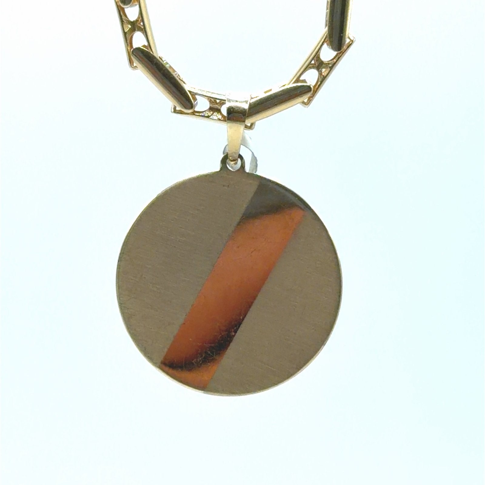 Gouden Hanger 14kt met Uniek Design, Overige voorstellingen, W, Nieuw, Ophalen of Verzenden