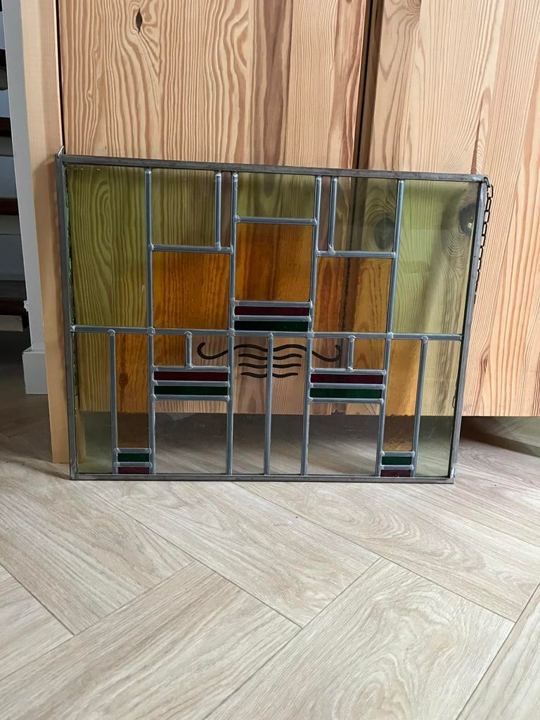 Glas in lood hanger, Ophalen, Zo goed als nieuw, Glas in lood, Minder dan 80 cm