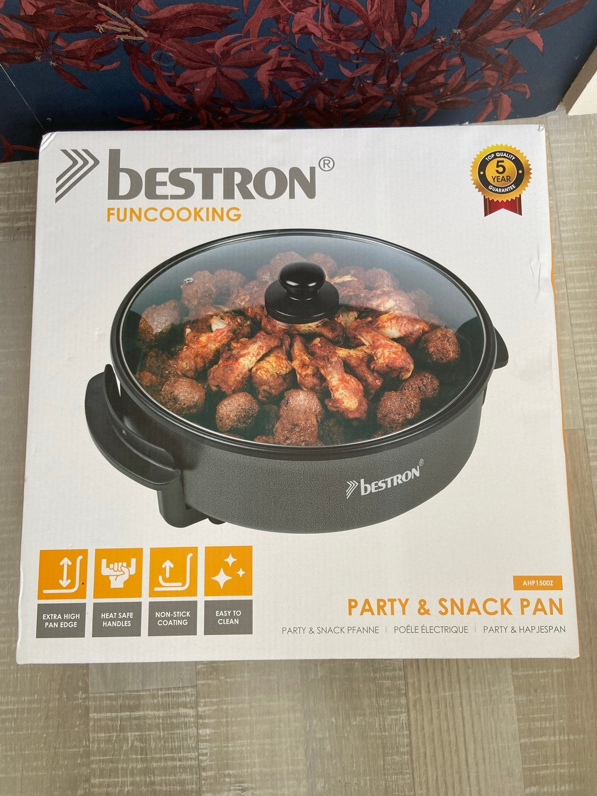 Bestron Funcooking Party & Snack Pan AHP1500Z - Nieuw, Ophalen, Nieuw