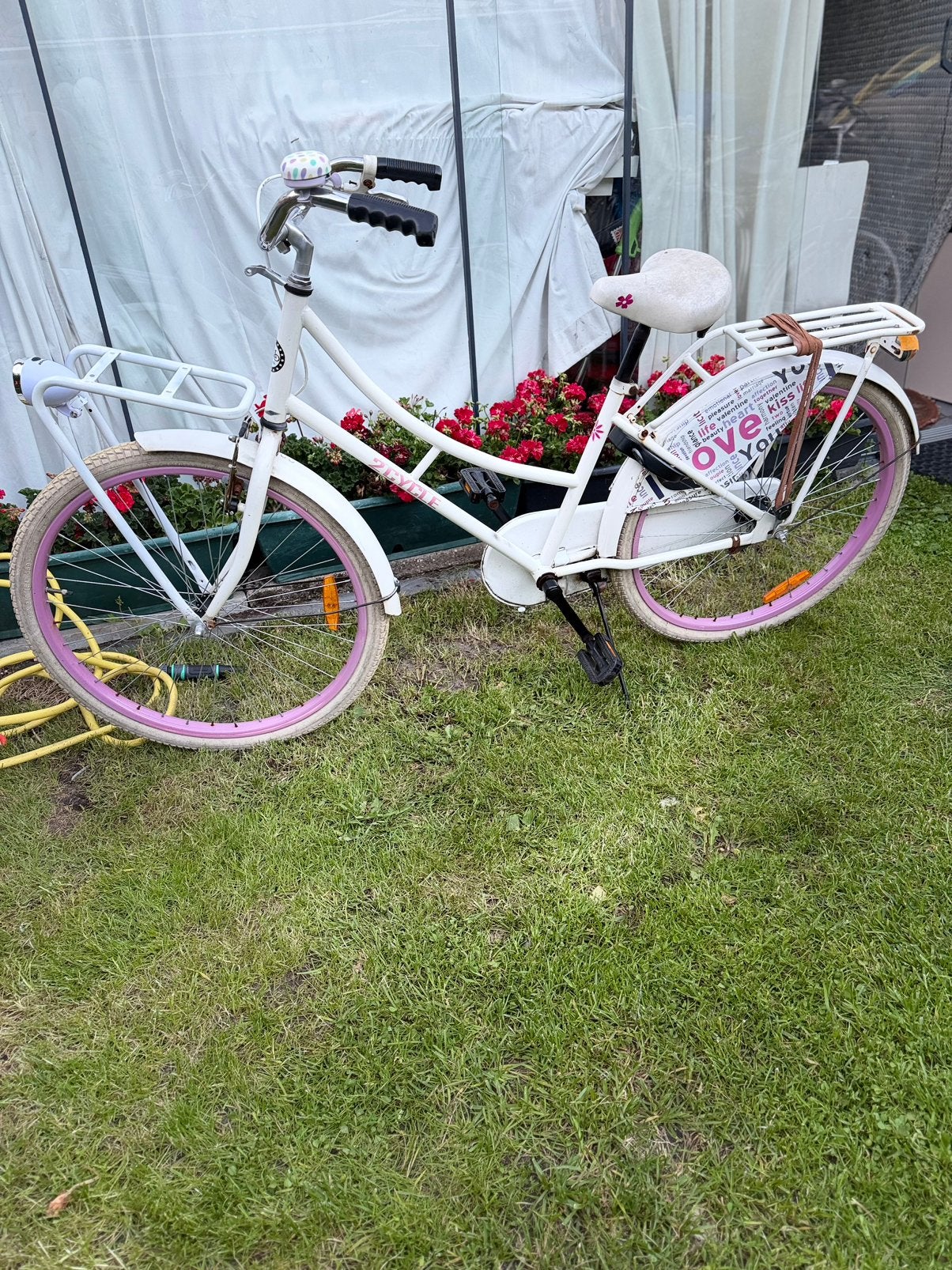 Mesjes of vrouwen fiets, Fietsen en Brommers, Fietsen | Meisjes, Terugtraprem, Gebruikt, Handrem, Ophalen