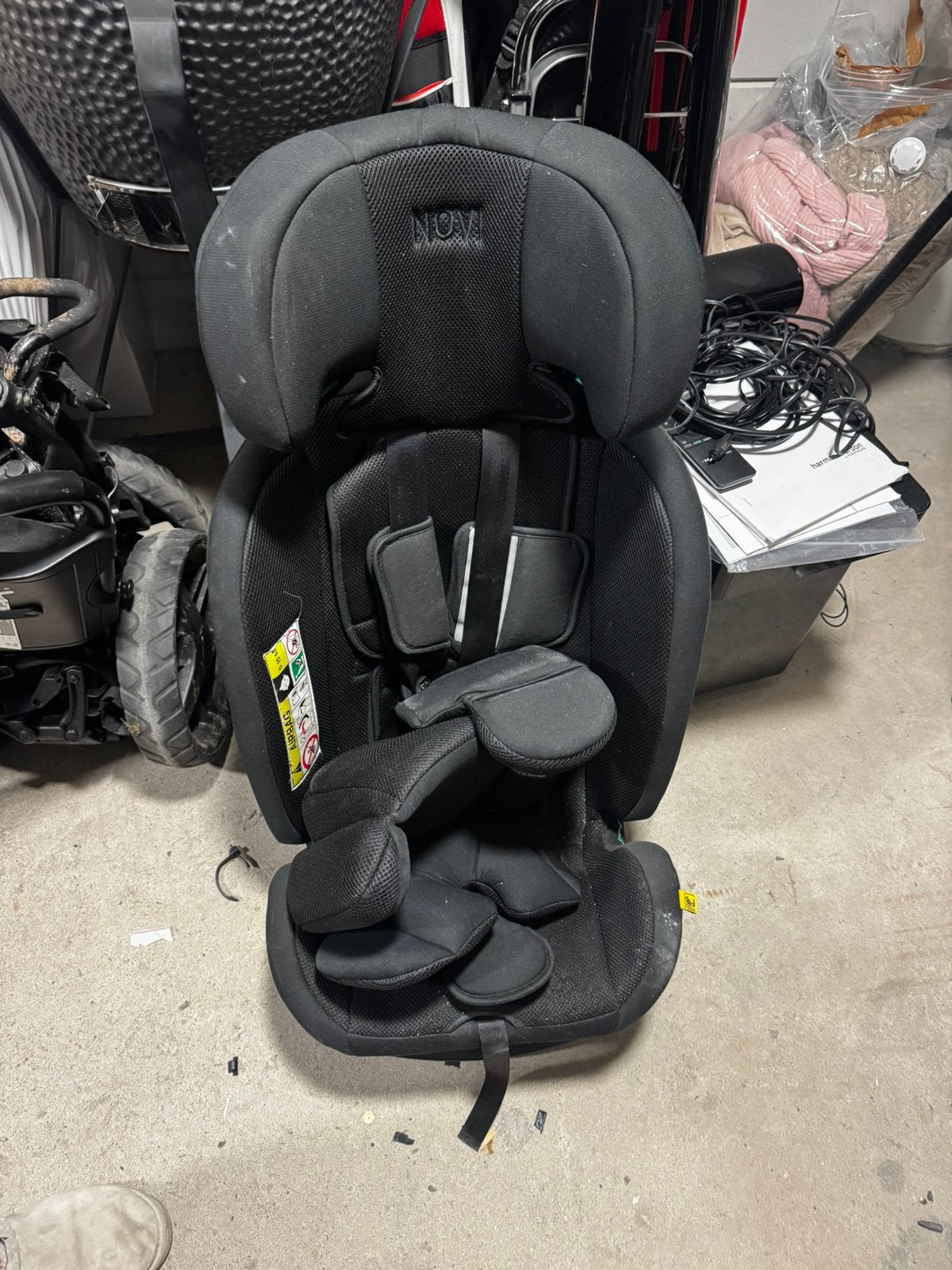 Novi autostoel zwart, 9 t/m 18 kg, Ophalen, Overige merken, Gebruikt