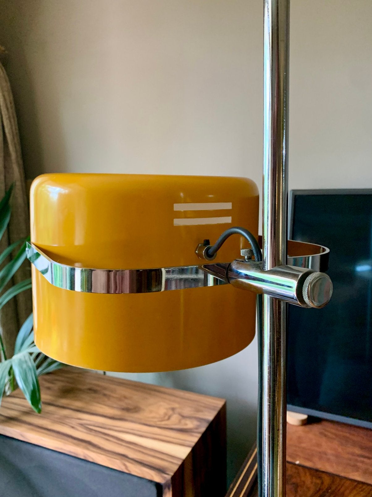 Vintage Gepo Amsterdam vloerlamp geel, Ophalen of Verzenden, Zo goed als nieuw, 150 tot 200 cm