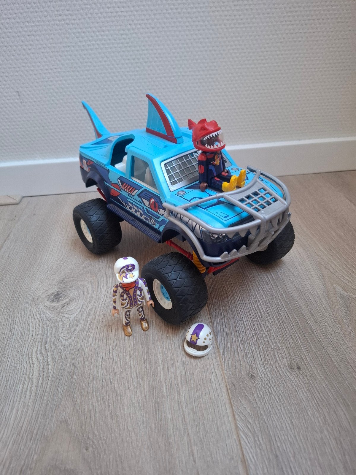 playmobil monstertruck cross auto zgan, Ophalen of Verzenden, Zo goed als nieuw, Voertuig