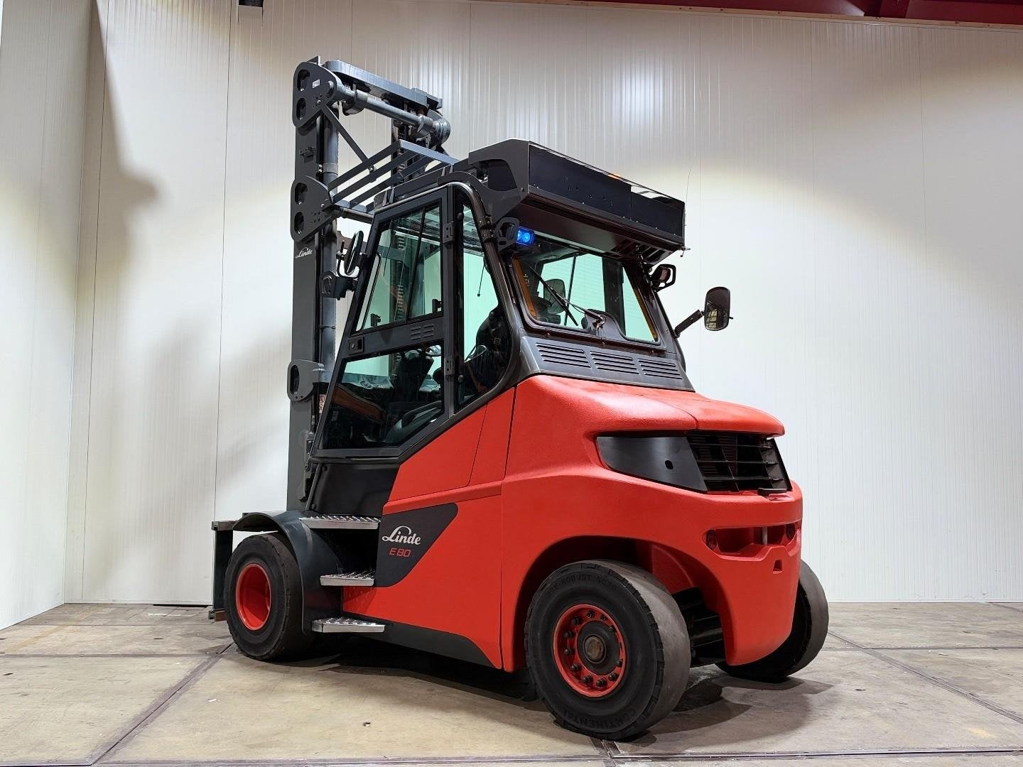 Linde E80 BJ 2021 5,6M 4x ventiel Elektrische heftruck Sides, Meer dan 4000 kg, Elektrisch, Heftruck, Linde