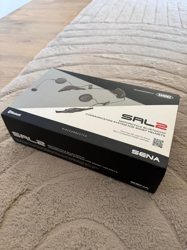 Sena SRL-2 communicatiesysteem, Motoren, Kleding | Motorhelmen, Dames, Heren, Kinderen, Systeemhelm, Shoei, Tweedehands, Ophalen of Verzenden