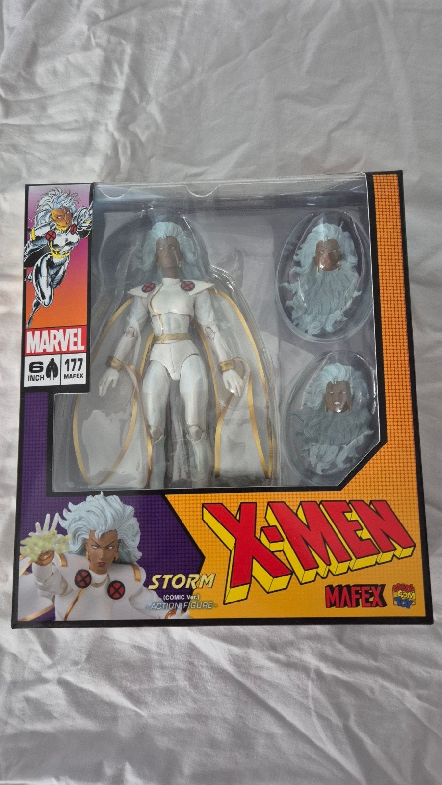 Mafex storm cib, Ophalen