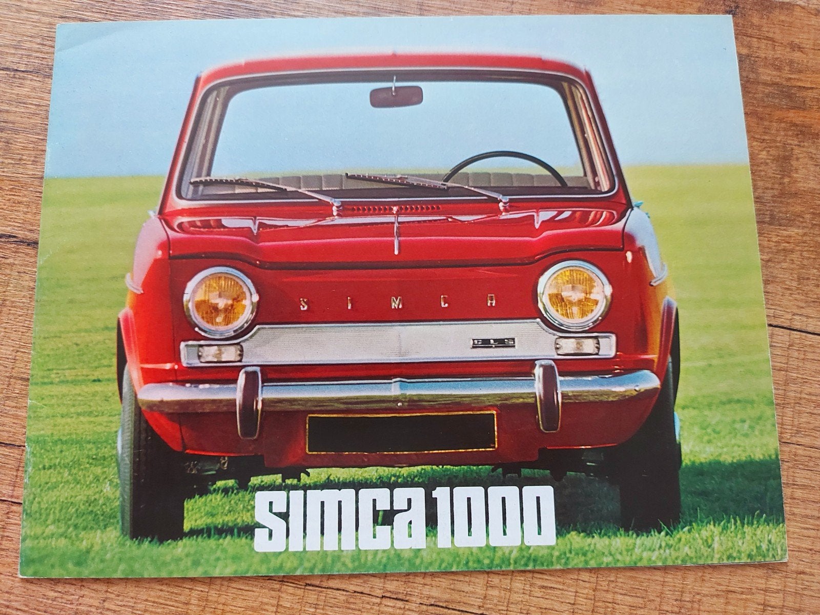 1965 keurige Simca 1000 brochure NL, Ophalen of Verzenden, Zo goed als nieuw, Overige merken