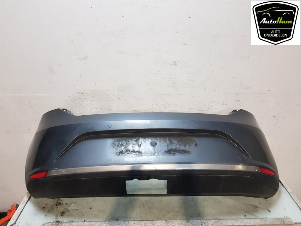 Bumper Achter Seat Leon (5FB) (2013-09/2020-08) 5F0807421A, Service@seat.de, Seat, Seat Deutschland GmbH, Gebruikt