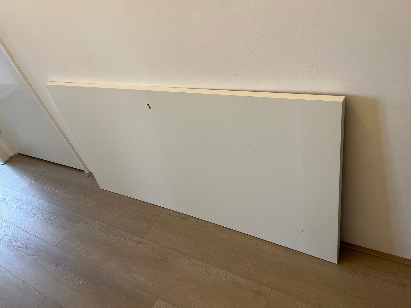 Ikea Linnmon tafelblad met poten (150x75 cm), Ophalen, Kunststof, Gebruikt, 50 tot 100 cm