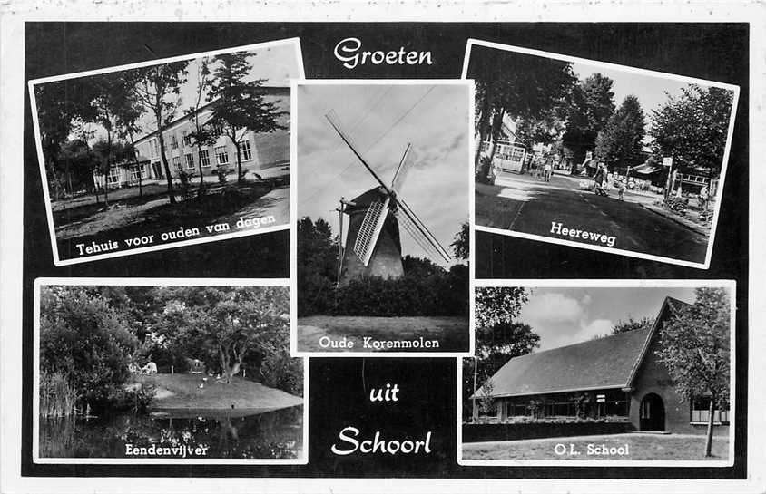 300-344-003 Schoorl Groeten uit, Verzenden, Voor 1920, Noord-Holland