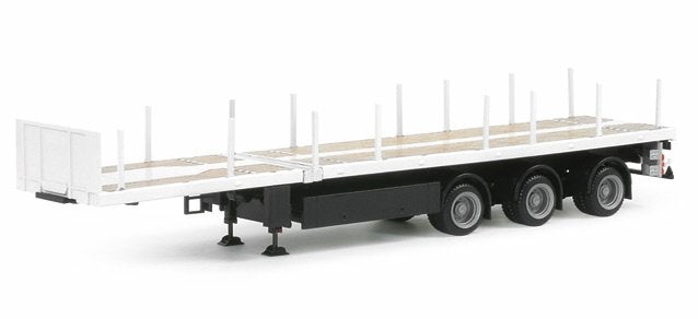 Herpa Nooteboom teletrailer white/black, Nieuw, Ophalen of Verzenden, Bus of Vrachtwagen, Herpa